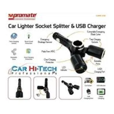 Promate CMS-02 Car Lighter Socket