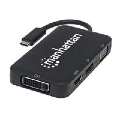 Manhattan USB-C 4-in-1 Audio Video Converter