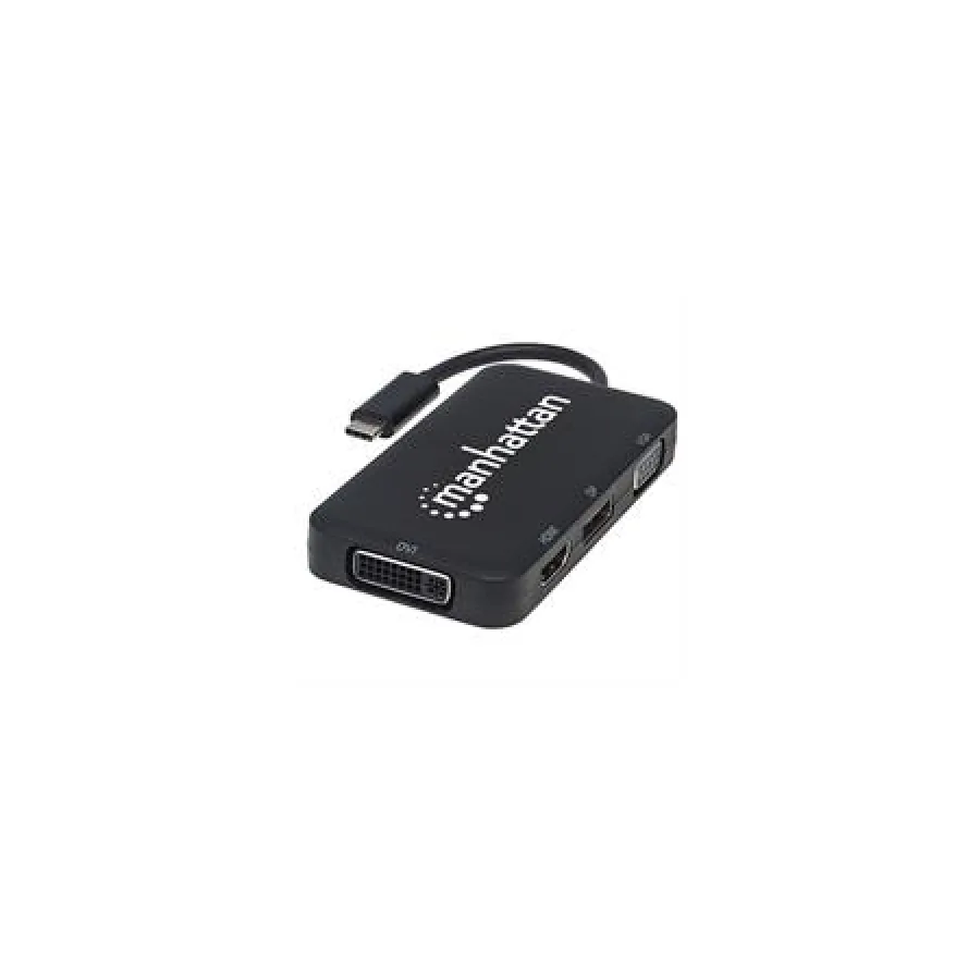 Manhattan USB-C 4-in-1 Audio Video Converter