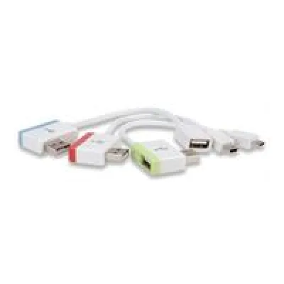 Manhattan iLynk Hub+ - USB Hub, Micro & Mini USB Adapter