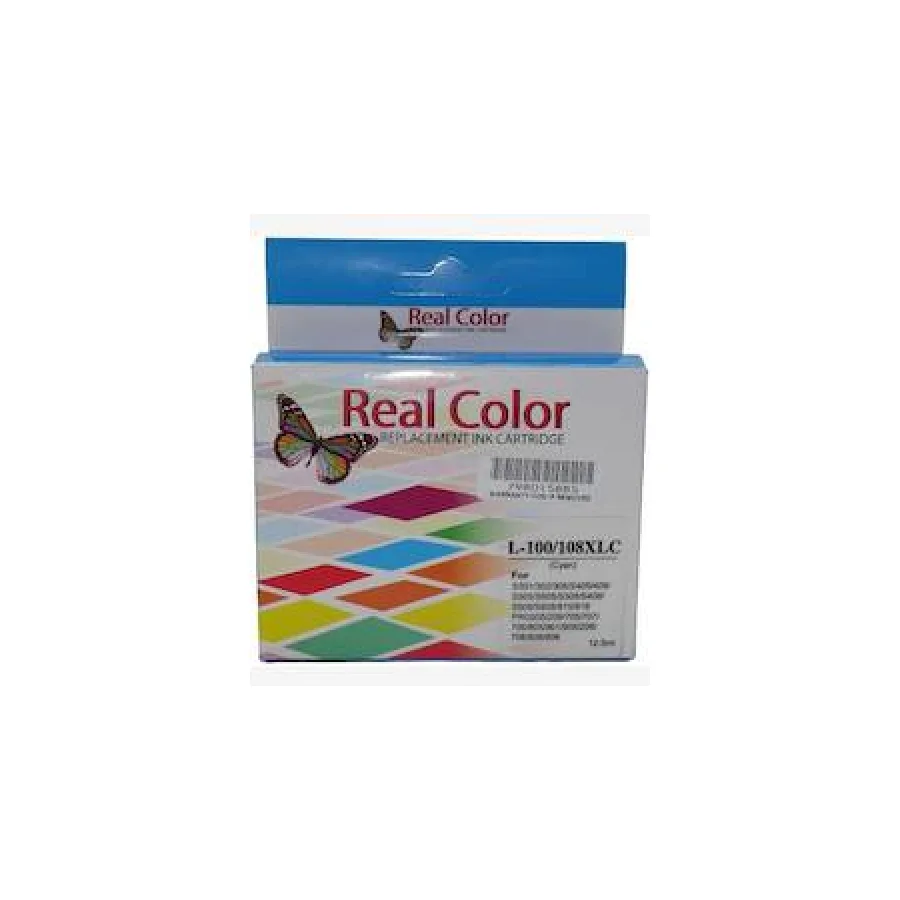 Topjet Real Color Lexmark Cyan Inkjet Cartridge