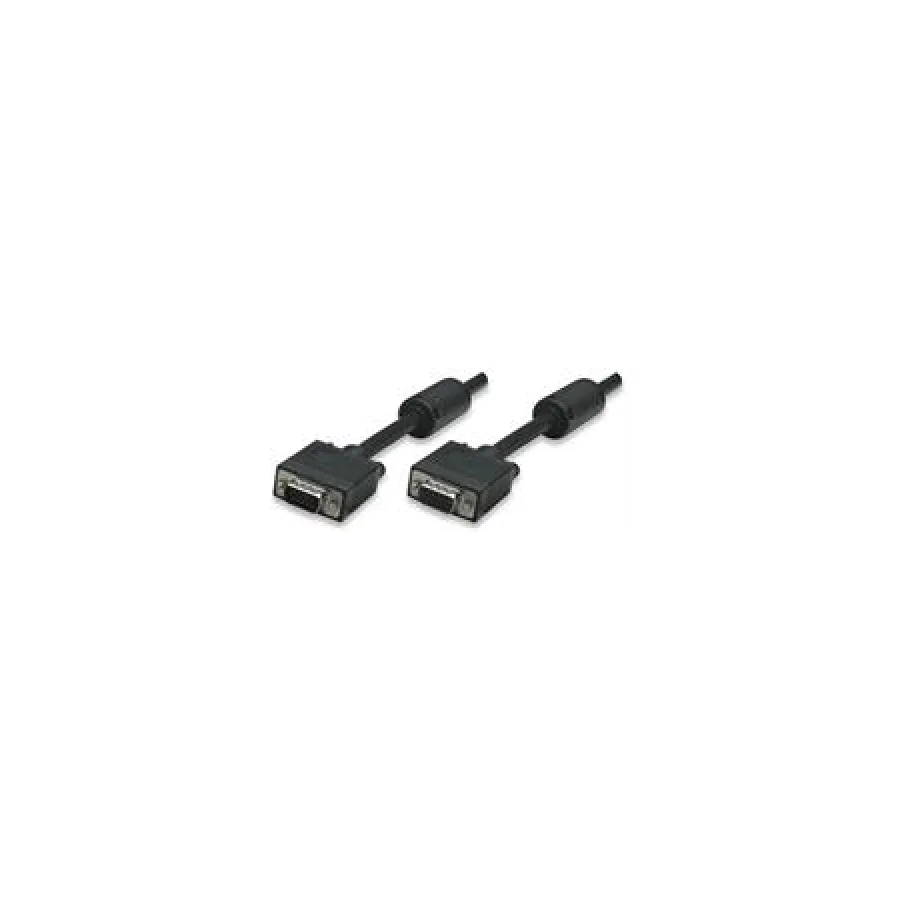 Manhattan Black SVGA 7.5m Extension Cable
