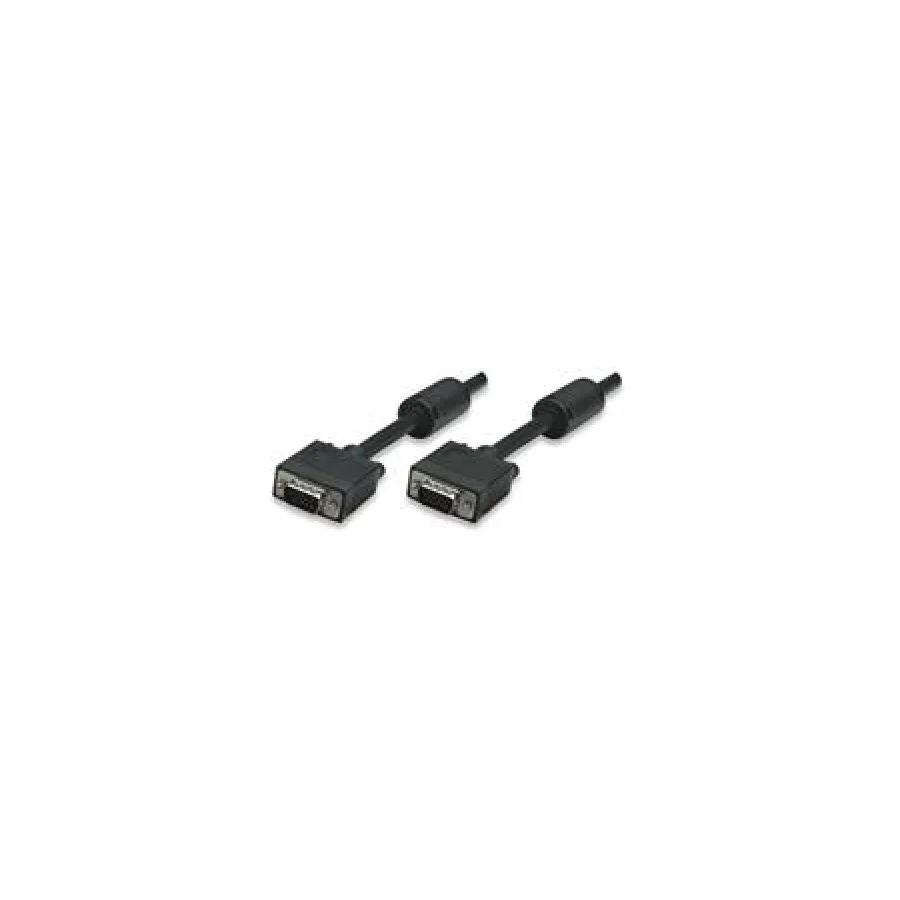 Manhattan Black 7.5m  SVGA Monitor Cable