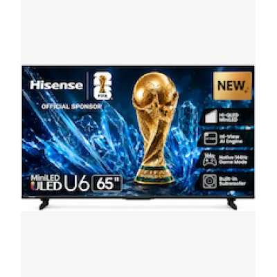 Hisense 65 Inch U6S UHD Mini LED Smart TV