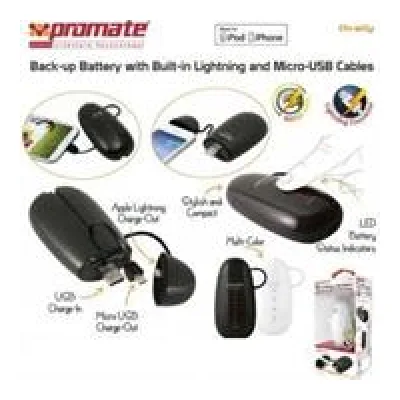 Promate Ovally.Brown 5200mah Portable Back-Up