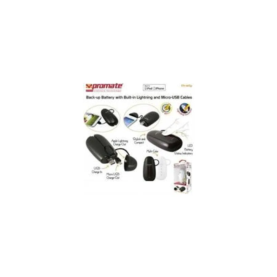 Promate Ovally.Brown 5200mah Portable Back-Up
