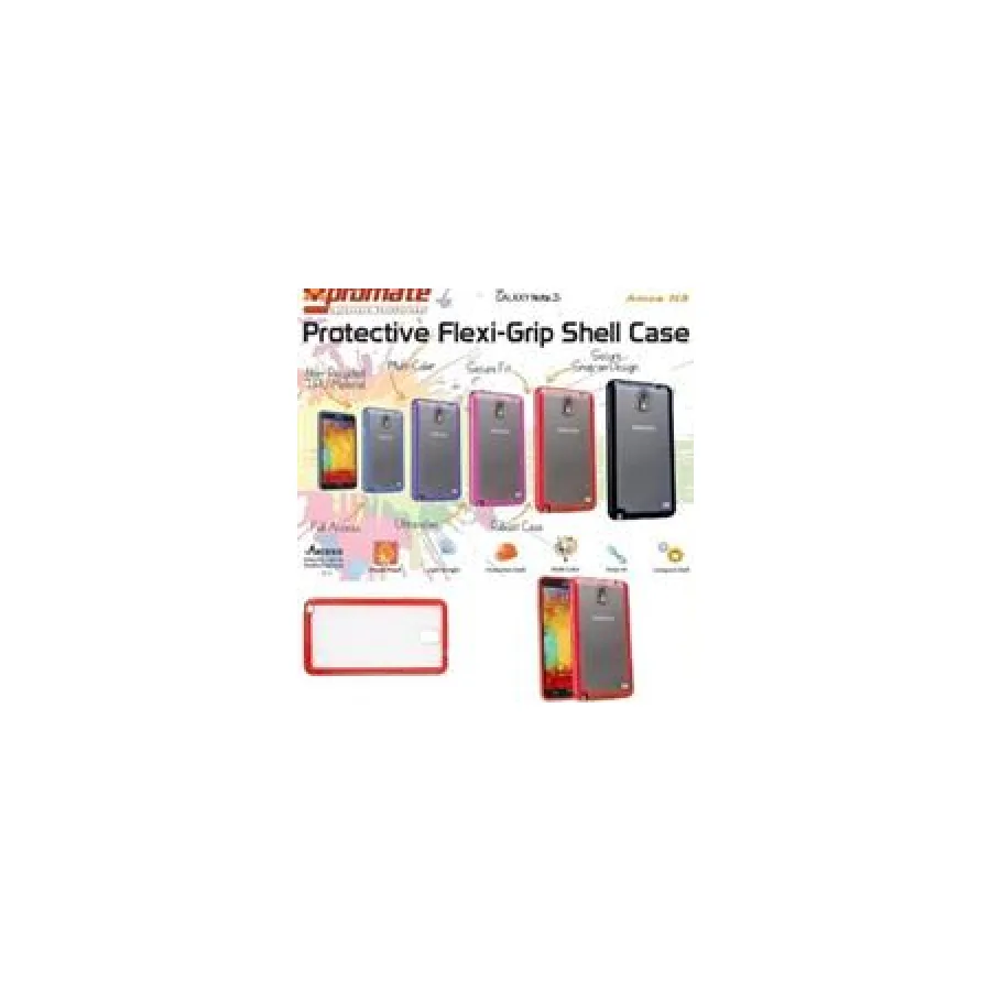 Promate Red Amos N3 Protective flexi-grip