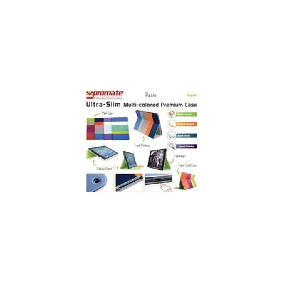 Promate Blue Klyde-Ultra-Slim Multi-colored Premium Case