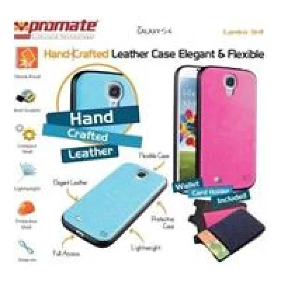 Promate Brown Lanko.S4 Hand Crafted Leather Case