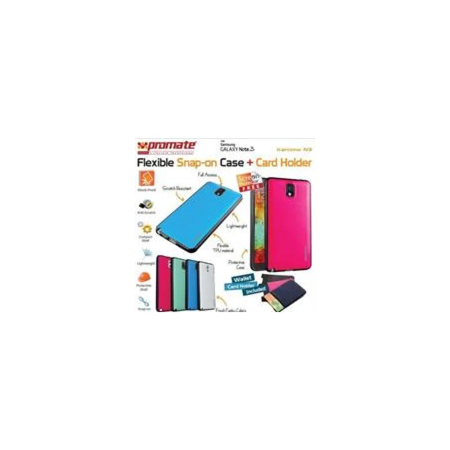 Promate Karizmo-N3.White Elegant Multi-Color Flexi-Grip