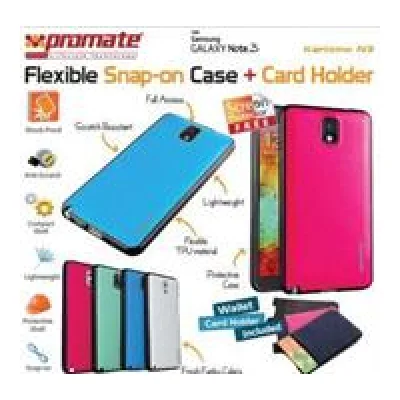 Promate Karizmo-N3.Pink Elegant Multi-Color Flexi-Grip