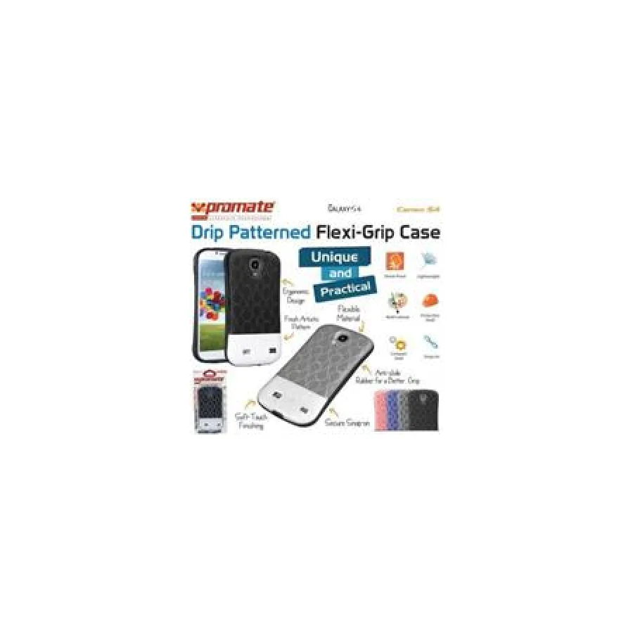 Promate Pink Cameo Drip Patterned Flexi-Grip Snap Case