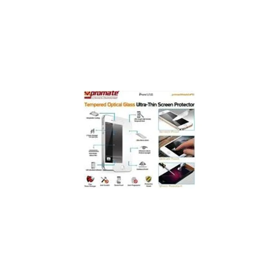 Promate Primeshield.Ip5 Premium Ultra-Thin Tempered