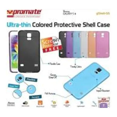 Promate Black Gshell S5 Ultra-thin Colored