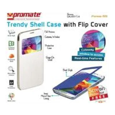 Promate Fenes S5 Bookcover with window Colour:White