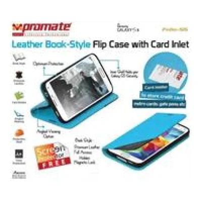 Promate Blue Folio S5 Bookcover