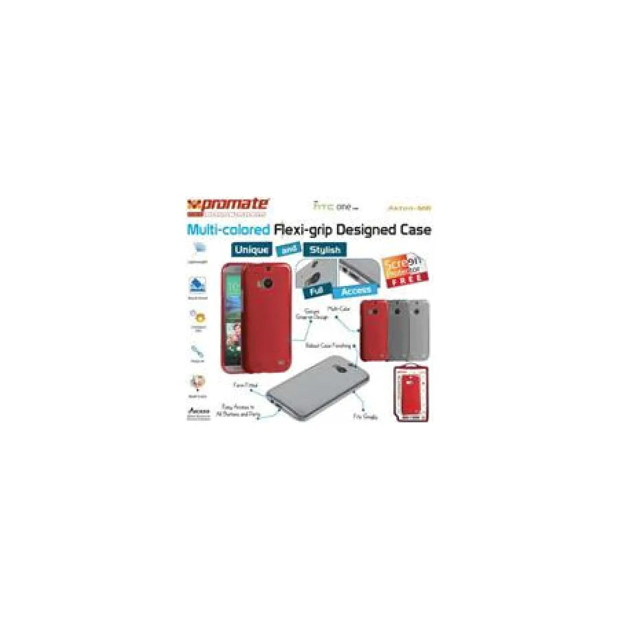 Promate Akton M8 Flexi Grip Multi Colored Case