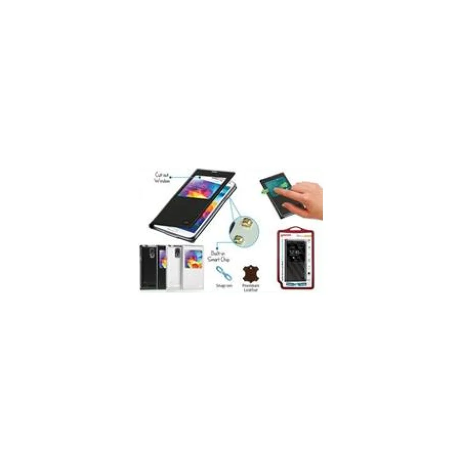 Promate Admin S5 Bookcover with clip Colour:Black