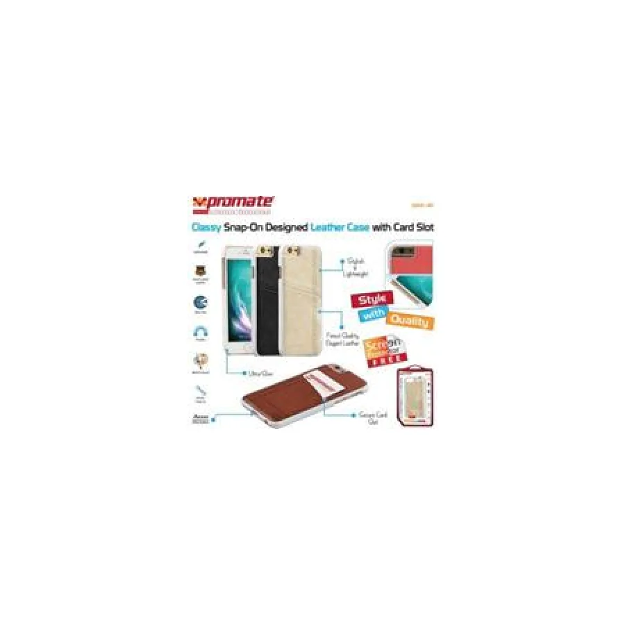 Promate Slit-i6 Classy Snap-On leather