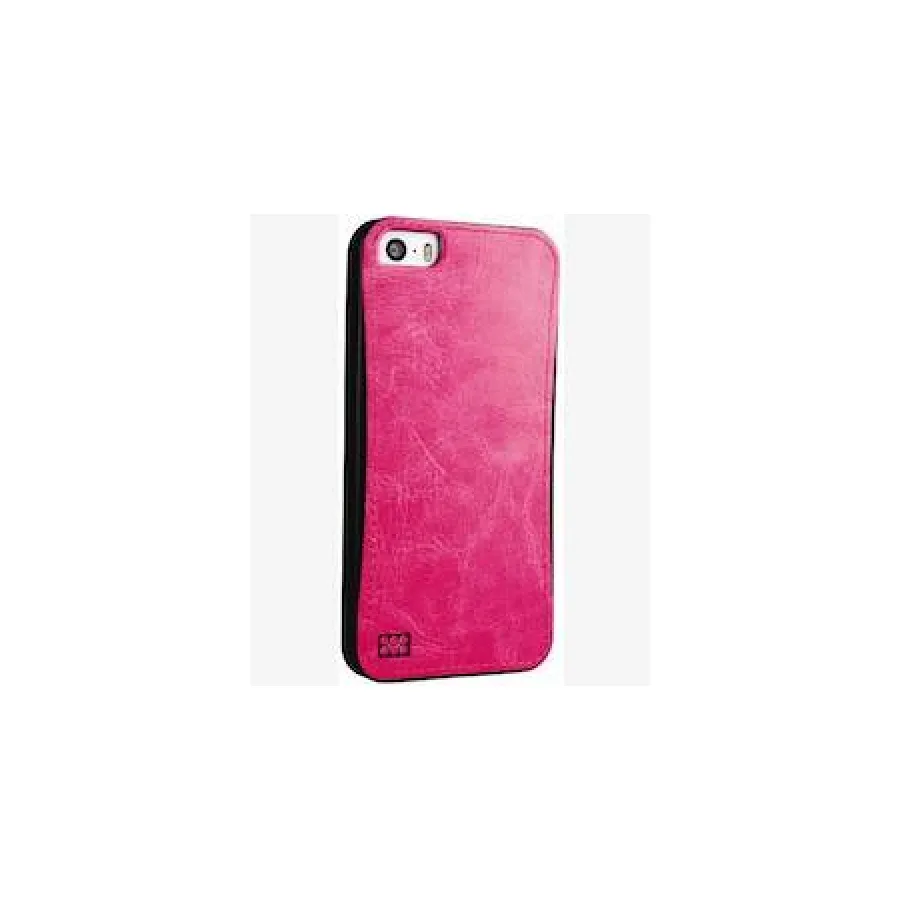 Promate Pink Lanko i6 Leather Flexible SnapOn Case