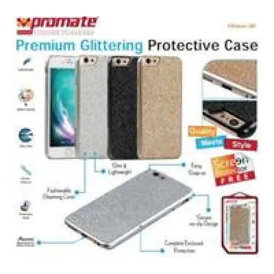 Promate Gold Glare i6 Premium Glittering Protective Case