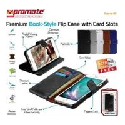 Promate Tava-i6 Premium Book-Style Flip Case