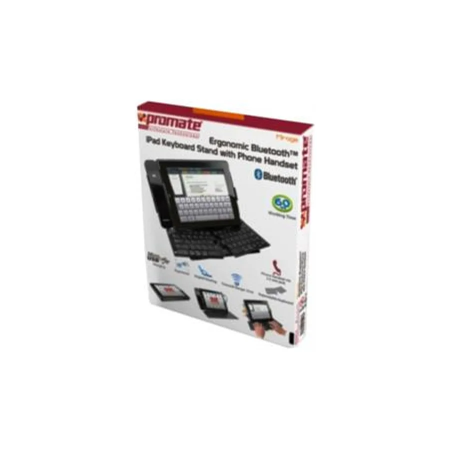 Promate Wireless Bluetooth Keyboard with Phone Handset