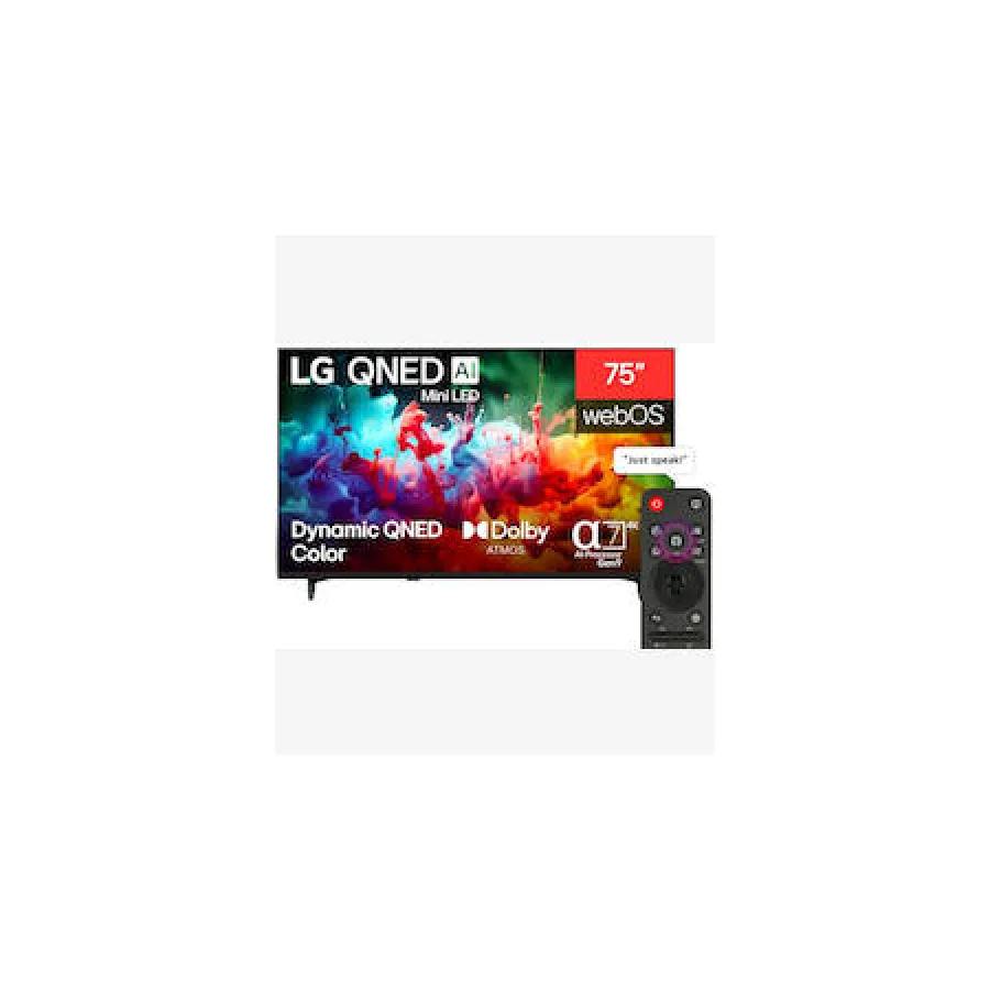 LG 75 Inch QNED70B6T QNED AI Mini LED 4K Smart TV
