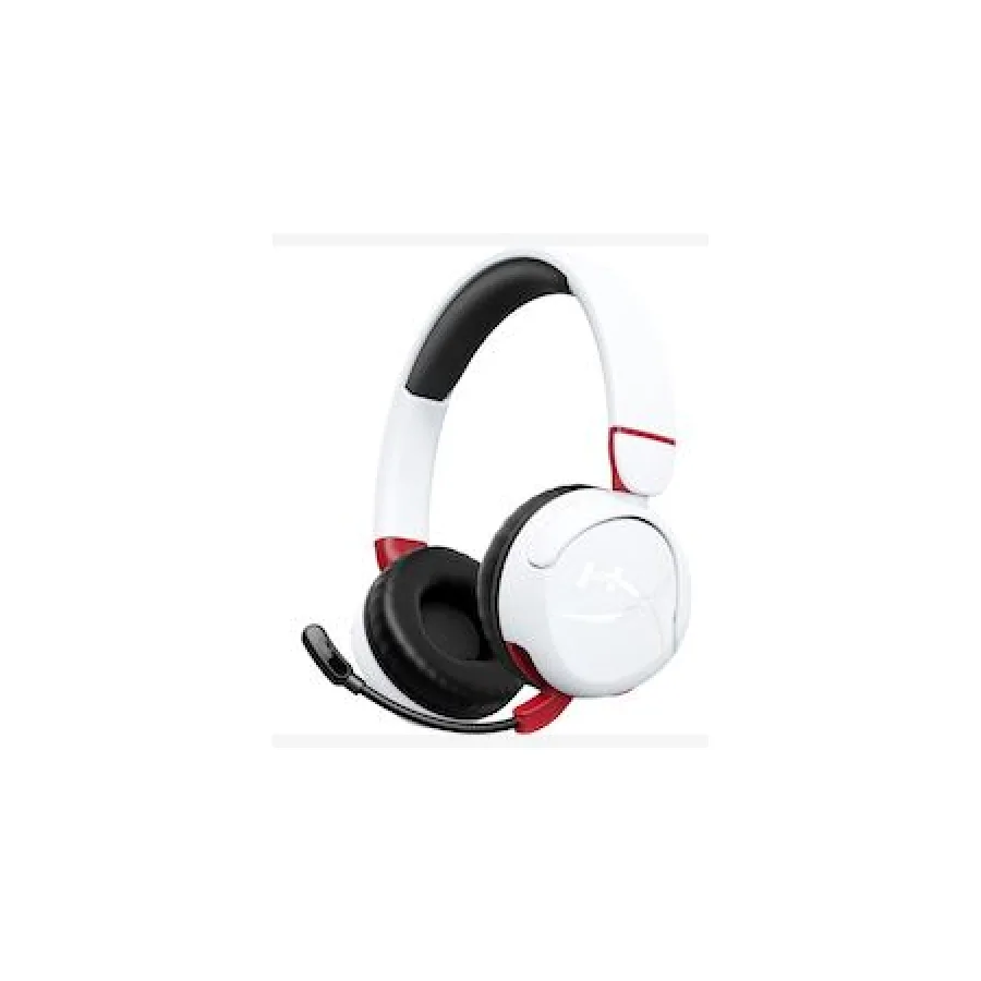 HP HyperX Cloud Mini Wireless White And Red Headset with Microphone
