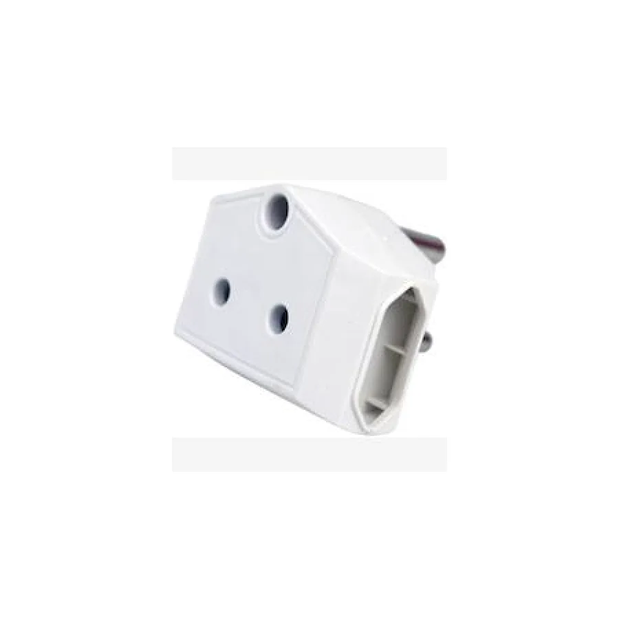 Noble 3 Way Multiplug 1 x 16A And 2 x 5A Single Adaptor
