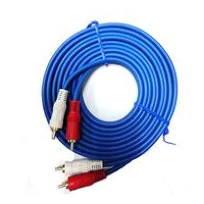 Geeko Audio 2 X RCA Male Cable With Ground 0.8Meter