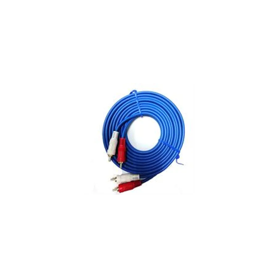 Geeko Audio 2 X RCA Male Cable With Ground 0.8Meter