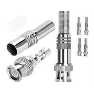 Securnix RG59 4 Pack Screw Spring BNC Connectors