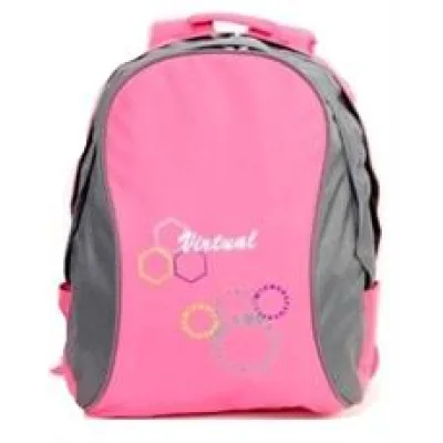 Macaroni Pink and Grey Ateneo Student Backpack