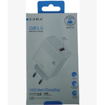 Ezra 20W USB 3.0 Fast Charger Adapter