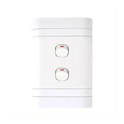 Lesco Flush Cover with 2 Lever 2 Way Switch