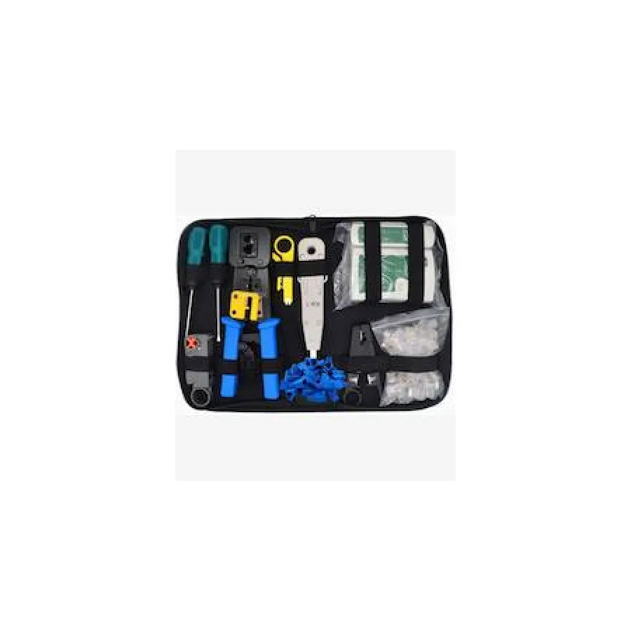 Netix 11 Piece Network Tool Kit With Pass Through Crimping Tool