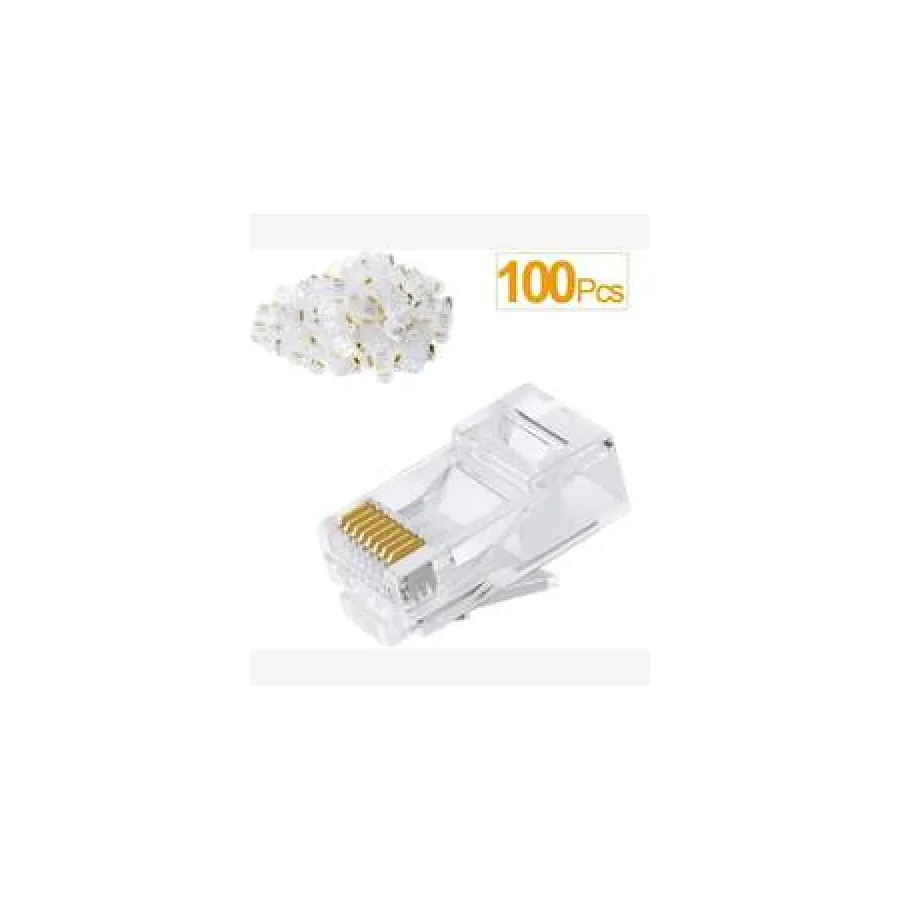 Netix RJ45 100 Pack Cat5 Shielded Connectors
