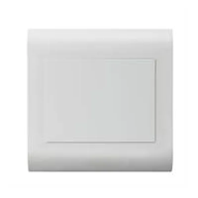 Lesco White Pipelli Blank Cover Plate