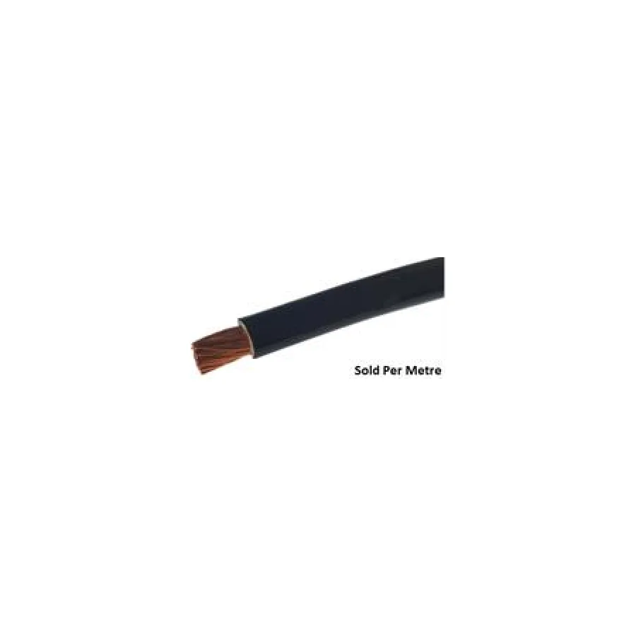 Solarix 16mm2 Battery Power Cable Per Metre Black