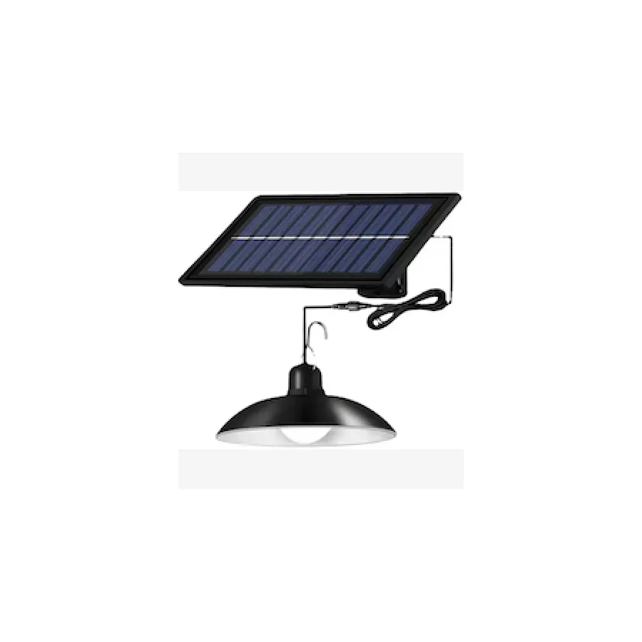 Solarix LED Hanging Flood Light With Solar Panel