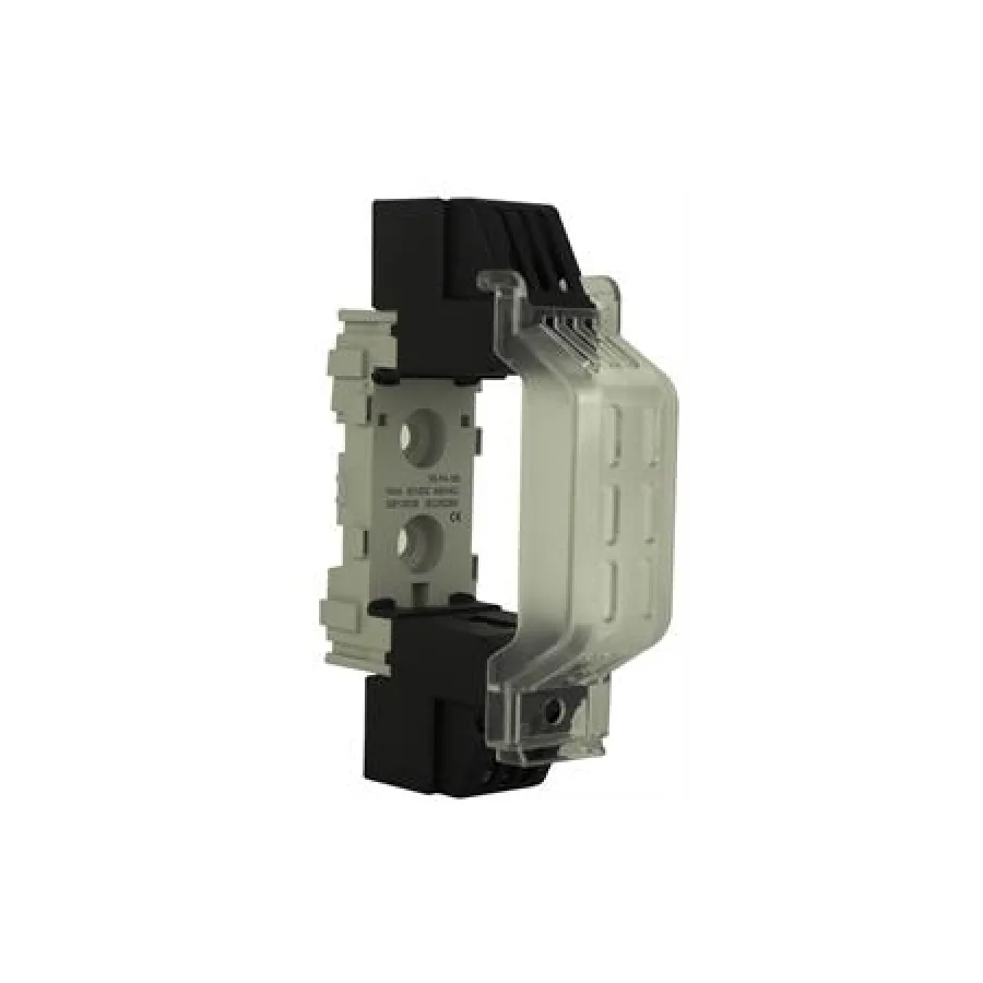 Solarix NT00 Rail Mount 1 Pole 160A Single Unit DC Fuse Holder