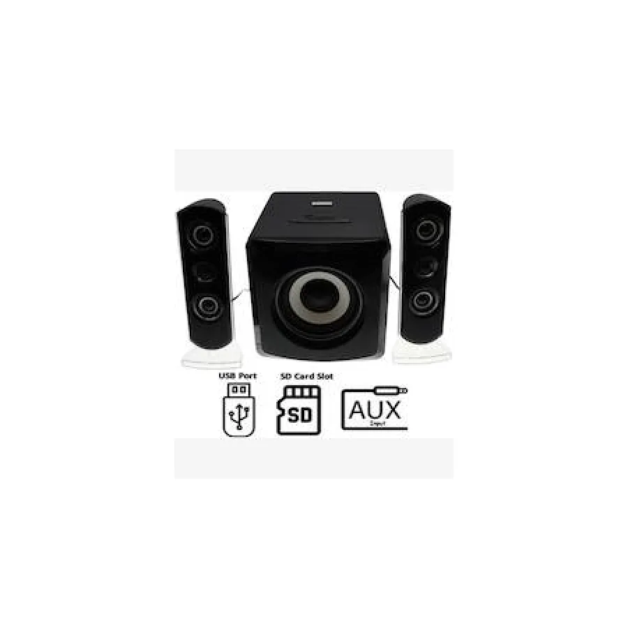 AudioMate 2 Channel and Subwoofer Stereo Speaker System