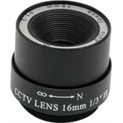 Securnix Lens 16MM Fixed IRIS, Retail Box , No Warranty