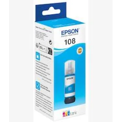 Epson 108 EcoTank 70Ml Ink Cyan Bottle