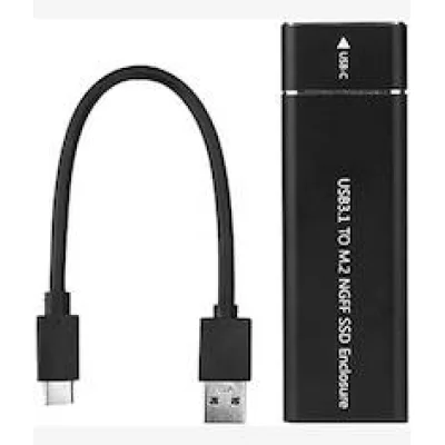 UniQue M.2 NVME NGFF To USB C SSD Enclosure