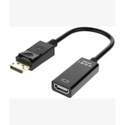 UniQue 30cm Male DisplayPort To 4K Female HDTV Cable