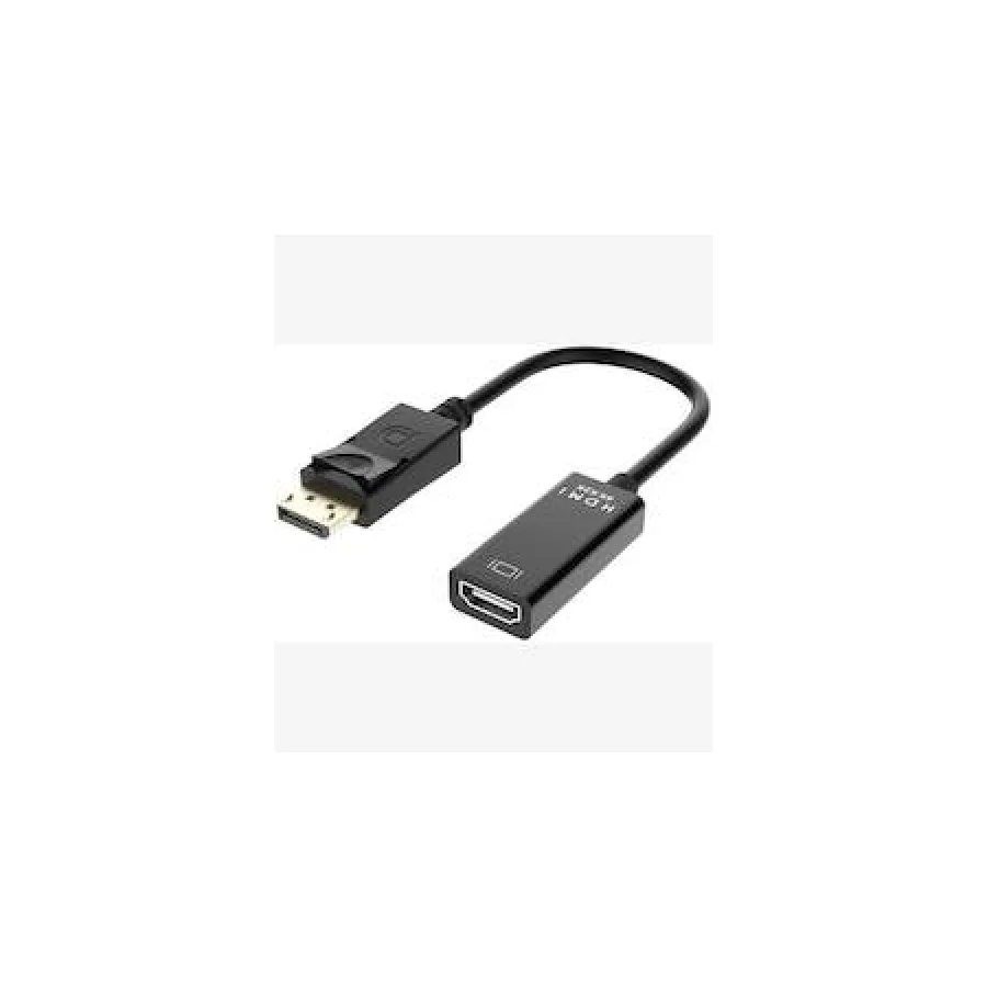 UniQue  30cm Male DisplayPort To 4K Female HDTV Cable