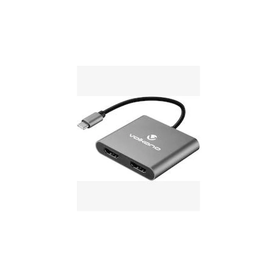 Volkano Expand Series USB C To Dual 4K HDMI Adaptor