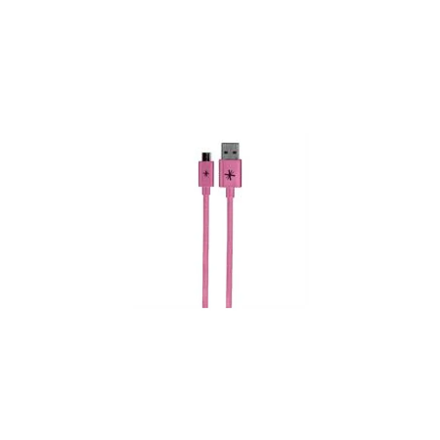 Whizzy Pink Extra Long Micro USB Charge And Data Sync Cable